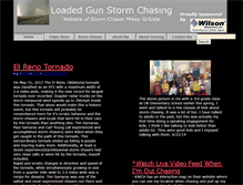 Tablet Screenshot of loadedgunchasing.com